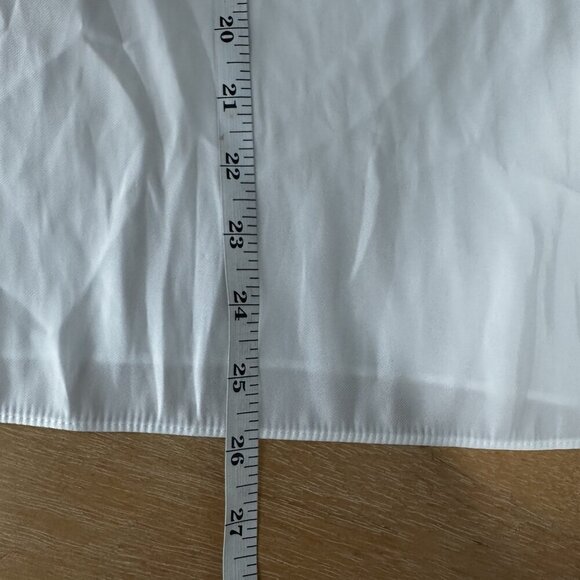 Ramy Brook Blouse Womens M/L White Cold Shoulder Lace Trim Long Sleeve Top - Picture 11 of 11